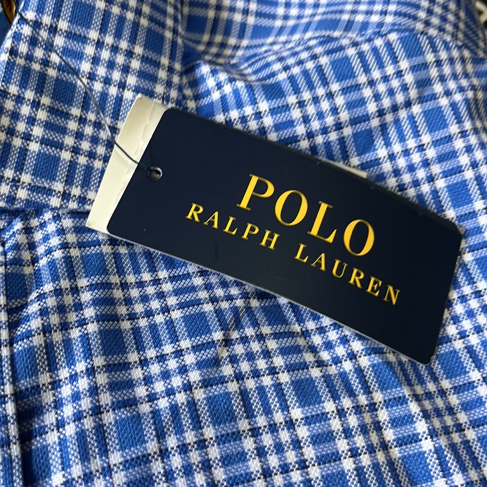 (203)NWT Mens long sleeve casual shirt by Polo Ralph Lauren. Size 15–32/33. - Picture 5 of 10